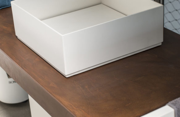 Lavandino bianco per mobile bagno Bonansea Home